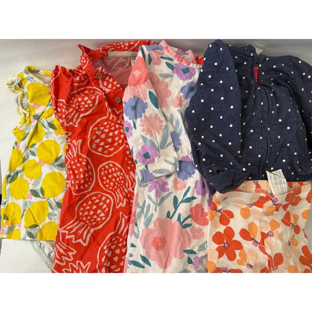 Carter's Girls 9M 5 Piece Lot - One Piece Jacket Pants